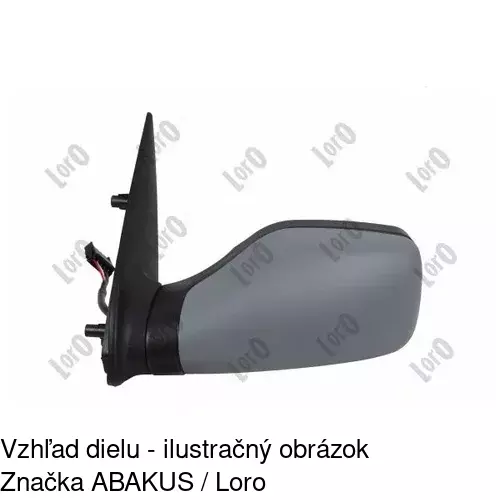 Vonkajšie zrkadlo 5706515M /POLCAR/ - obr. 3