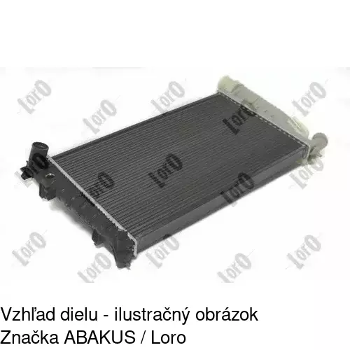 Chladiče vody 570708A3 /POLCAR/ - obr. 1