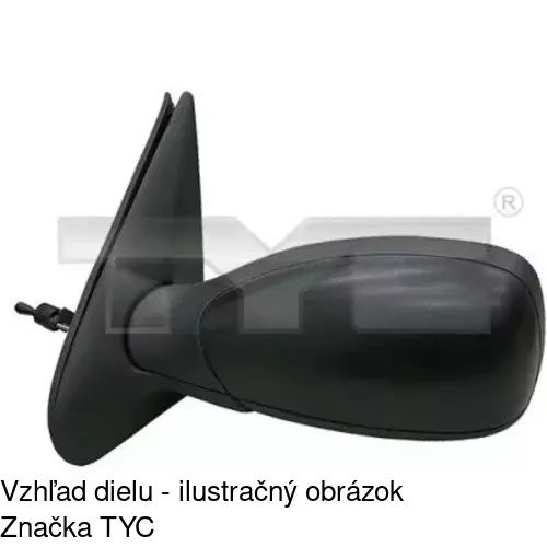 Vonkajšie zrkadlo 5707511E /POLCAR/ - obr. 2