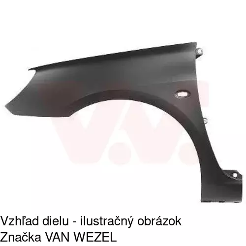 Predný blatník 571002-J /POLCAR/ - obr. 2