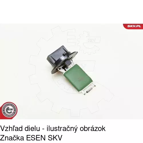 Ovládače klimatizácie 5710KST-1 /POLCAR/ - obr. 4