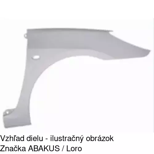 Predný blatník 571102 /POLCAR/ - obr. 1