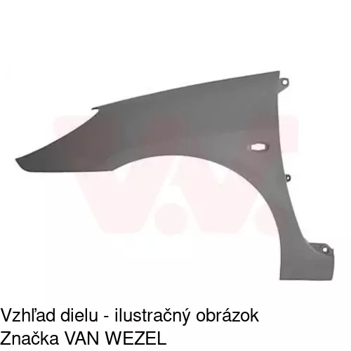 Predný blatník 571102 /POLCAR/ - obr. 2
