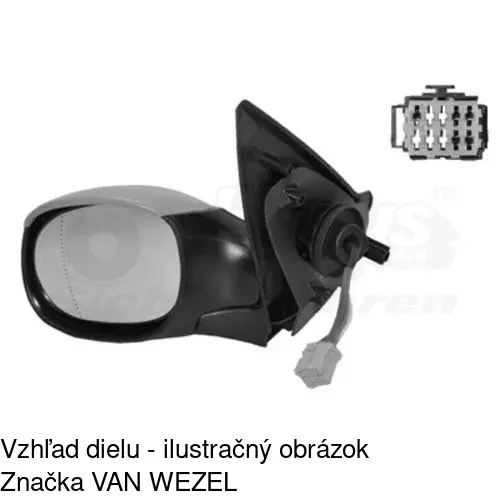 Vonkajšie zrkadlo 5723529M /POLCAR/ - obr. 5