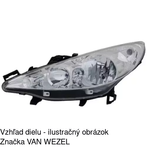 Hlavný reflektor 572409-V /POLCAR/ - obr. 5