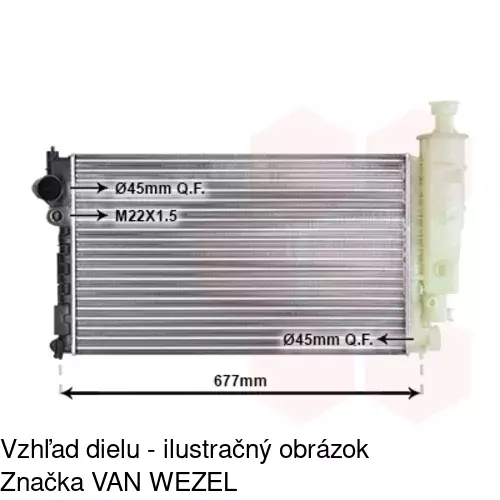 Chladiče vody 5745085X /POLCAR/ - obr. 4