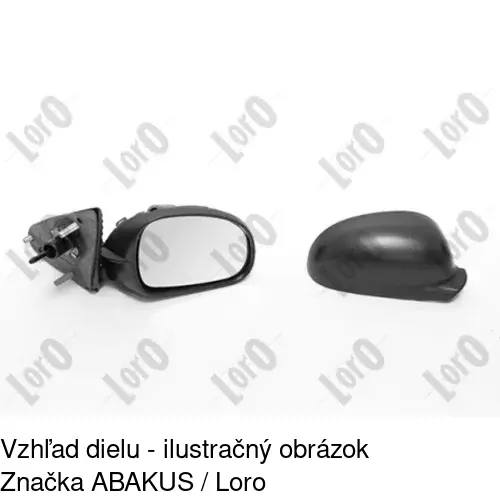 Vonkajšie zrkadlo 5746521E /POLCAR/ - obr. 3