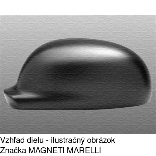 Rám vonkajšieho zrkadla 574654PE /POLCAR/ - obr. 2