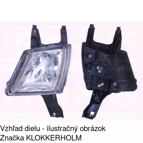 Hmlové svetlo - predné 574829-E /POLCAR/ - obr. 1