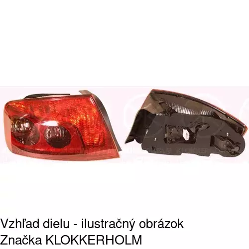 Zadné svetlo 574887-E /POLCAR/