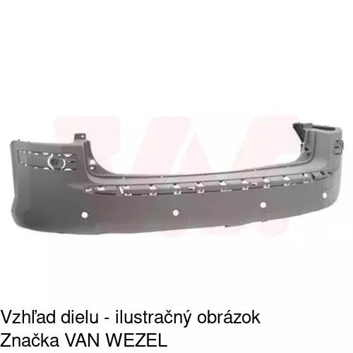 Zadný nárazník 5748964J /POLCAR/ - obr. 1