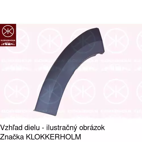 Lišta nárazníka POLCAR 57700011