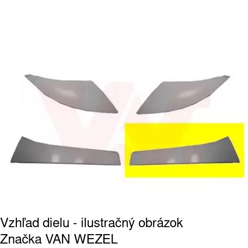 Lišta pod reflektorom 577006-1 /POLCAR/ - obr. 1