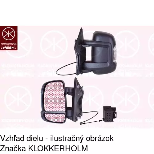 Vonkajšie zrkadlo 577051-M /POLCAR/ - obr. 3