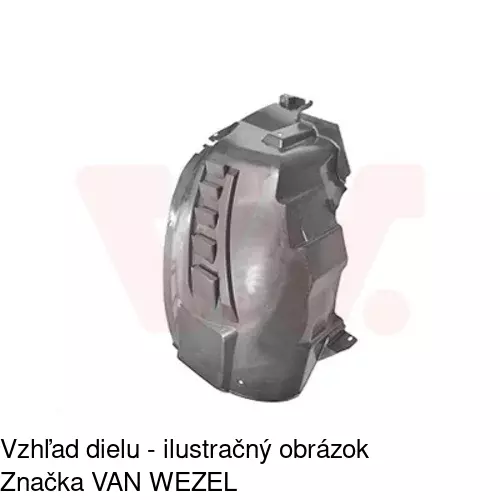 Podblatník (plast) POLCAR 5770FP2X