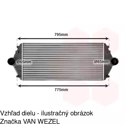 Chladiče vzduchu (Intercoolery) 5786J81X /POLCAR/ - obr. 4