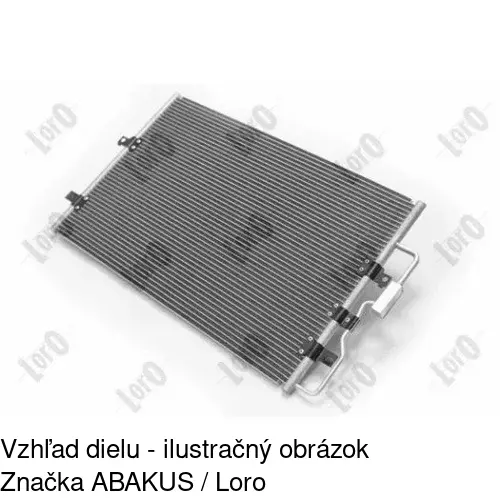 Chladiče klimatizácie 5786K8C1S /POLCAR/ - obr. 3