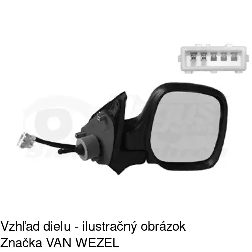 Vonkajšie zrkadlo 5790523M /POLCAR/ - obr. 5