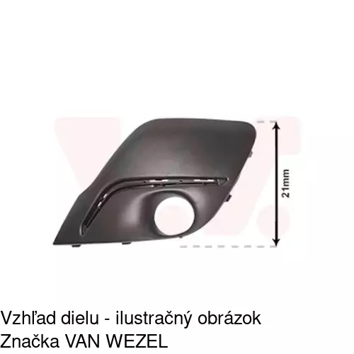 Kryt v nárazníku 57A227-5 /POLCAR/ - obr. 1