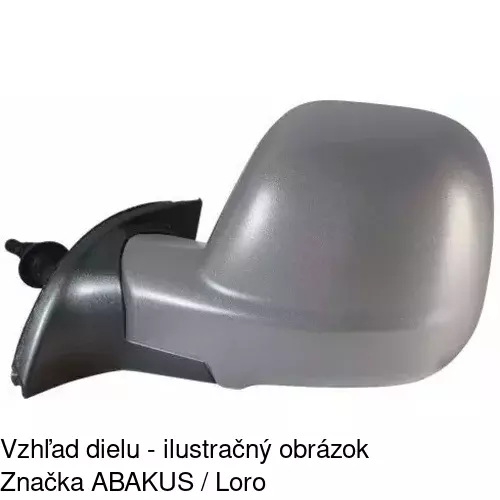 Vonkajšie zrkadlo 57U1511M /POLCAR/ - obr. 3
