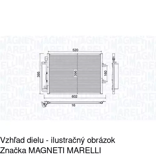 Chladiče klimatizácie POLCAR 6001K8C1S