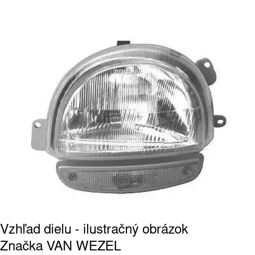 Hlavný reflektor 6003091E /POLCAR/ - obr. 5