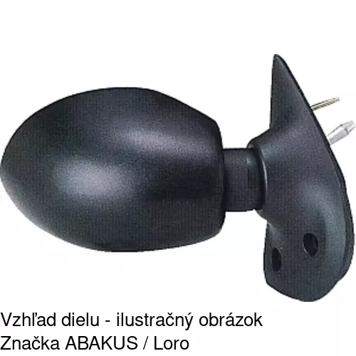 Vonkajšie zrkadlo 6003521E /POLCAR/ - obr. 2