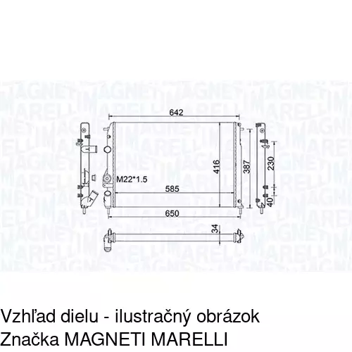 Chladiče vody 6007085X /POLCAR/ - obr. 1