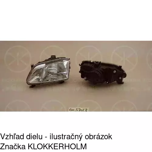 Hlavný reflektor 600710-E /POLCAR/ - obr. 1
