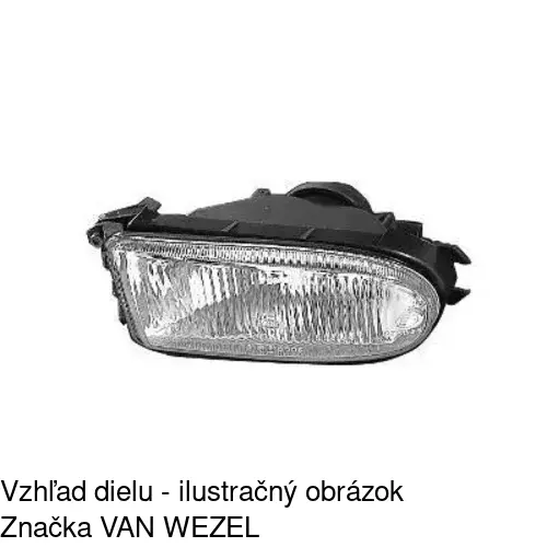 Hmlové svetlo - predné 6007301E /POLCAR/ - obr. 2