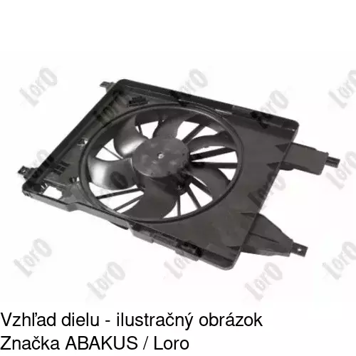 Ventilátor bez krytu / podpery 601223U3 /POLCAR/ - obr. 5