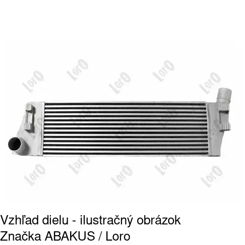 Chladiče vzduchu (Intercoolery) 6012J81X /POLCAR/ - obr. 3