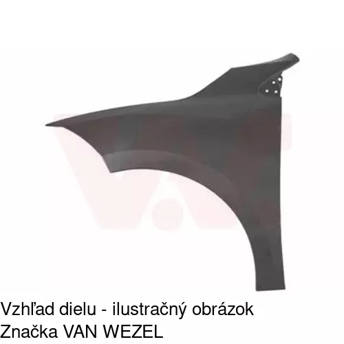 Predný blatník 601401 /POLCAR/ - obr. 1