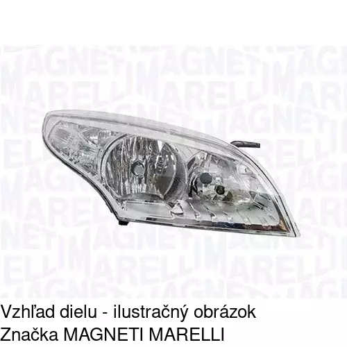 Hlavný reflektor 601410-U /POLCAR/ - obr. 2