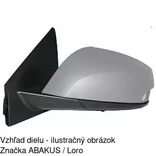 Vonkajšie zrkadlo 6014525M /POLCAR/ - obr. 2