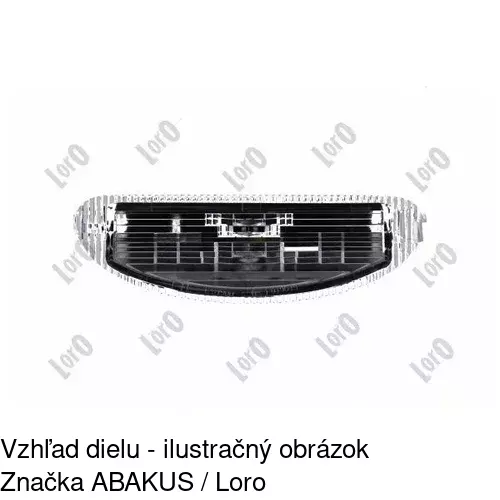 Svetlo na osvetlenie evidenčného čísla 6015959X /POLCAR/ - obr. 2