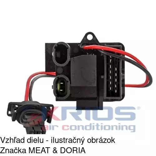 Ovládače klimatizácie 6015KST-4 /POLCAR/ - obr. 1