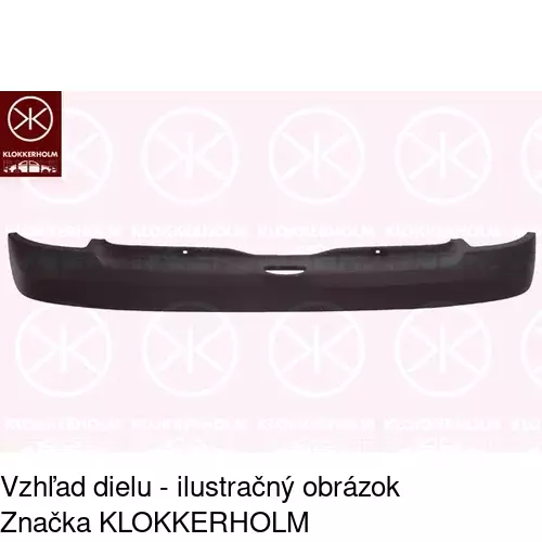 Zadný nárazník 601696 /POLCAR/ - obr. 1