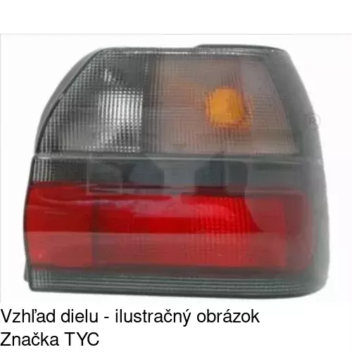 Zadné svetlo POLCAR 6019870E