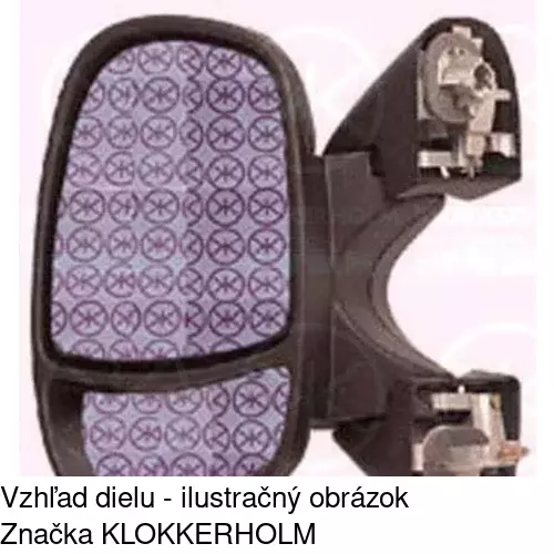 Vonkajšie zrkadlo 6026514M /POLCAR/ - obr. 2