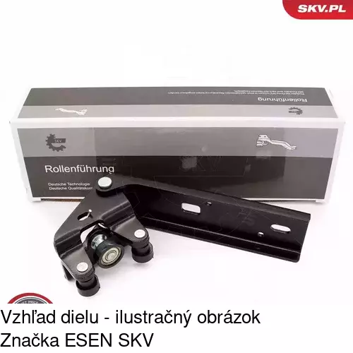 Vozík - kolieska pant posuvných dverí 6026Z-70 /POLCAR/ - obr. 4