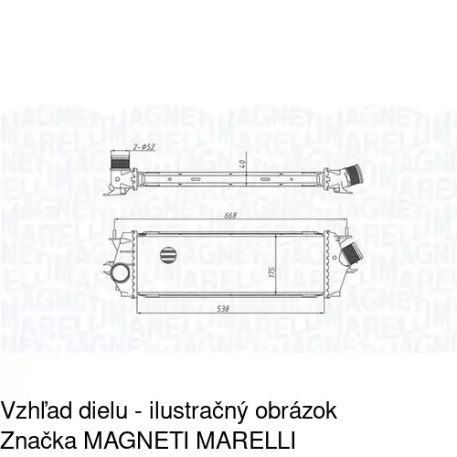 Chladiče vzduchu (Intercoolery) POLCAR 6027J81X