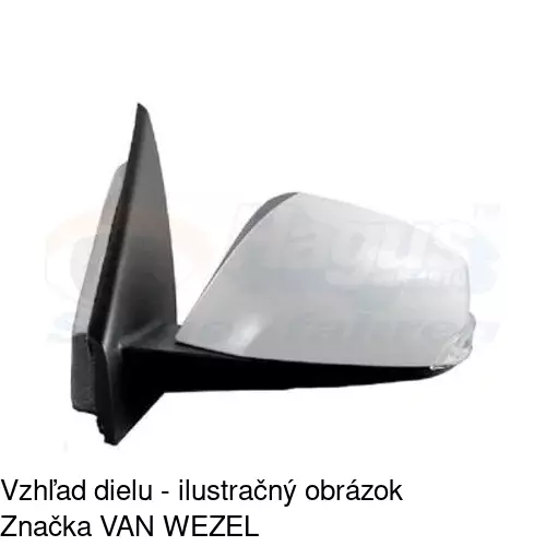 Vonkajšie zrkadlo 6039514M /POLCAR/ - obr. 3