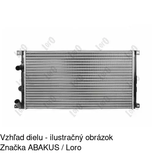 Chladiče vody 604108A4 /POLCAR/ - obr. 3