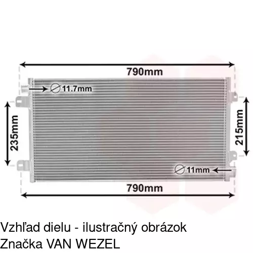 Chladiče klimatizácie 6041K82X /POLCAR/ - obr. 4
