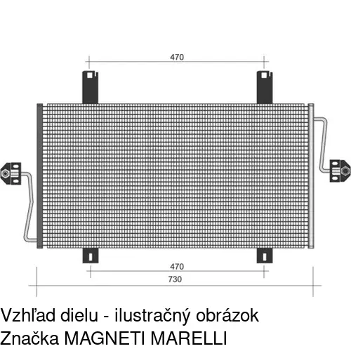 Chladiče klimatizácie 6041K8C1 /POLCAR/ - obr. 1