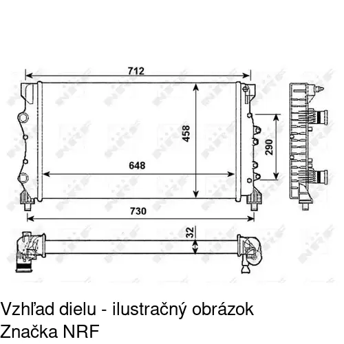 Chladiče vody 6050083X /POLCAR/ - obr. 1