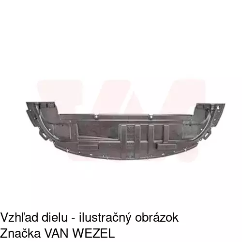 Dolný kryt nárazníka 605534-5 /POLCAR/ - obr. 1