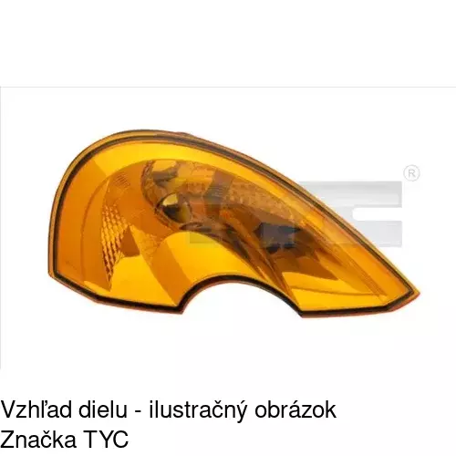 Predná smerovka POLCAR 605619-E