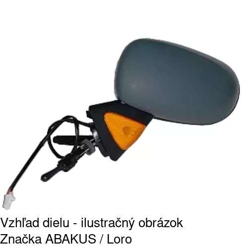 Vonkajšie zrkadlo 6056512M /POLCAR/ - obr. 2